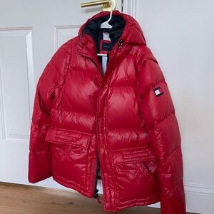 Tommy Hilfiger Red Puffer Jacket